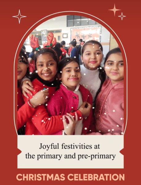pre primary students christmas celebration