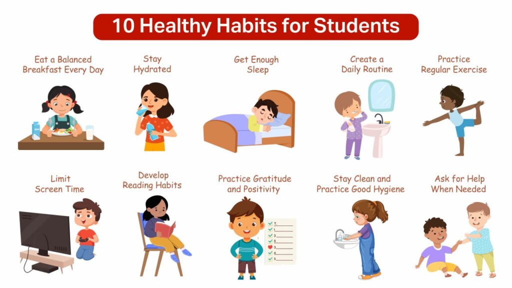 10 healthy habits for students
