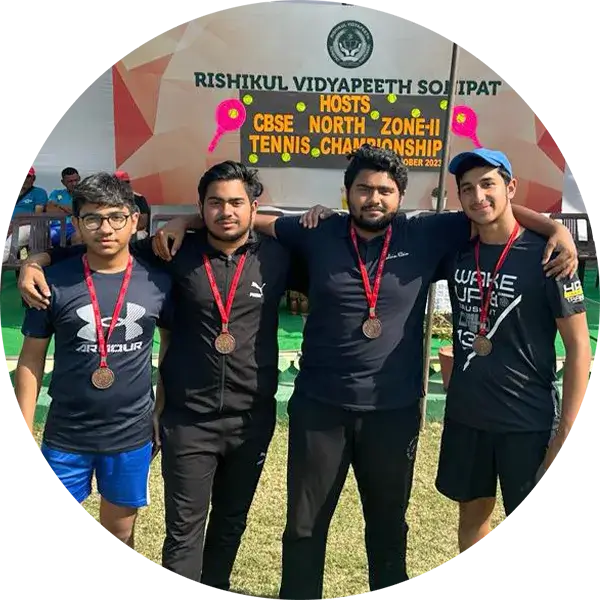 cbse north zone lawn tennis tournament bronze medal (2)