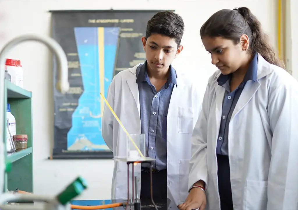students in science p 3