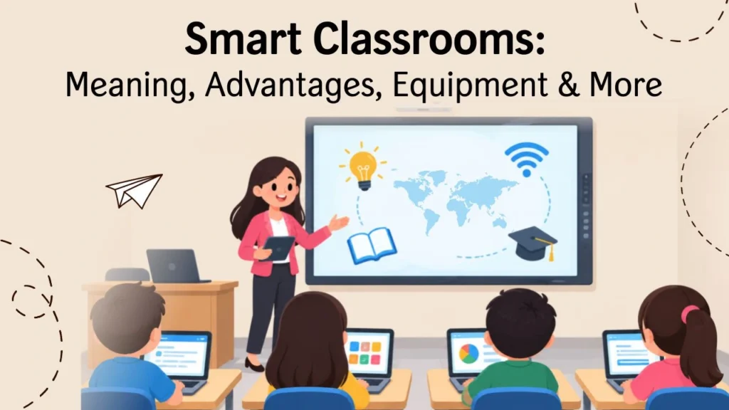 How Smart Classroom Is Transforming Education smart classrooms meaning, advantages, equipment & more